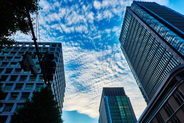 istock Skyscaper in Tokyo downtown district 2166696687