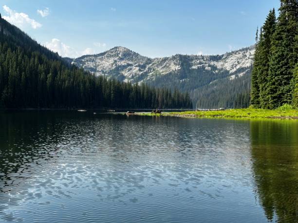 istock Mountain Lake In the Summer 2166696703
