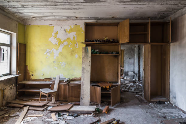 istock Messy Room With Broken Furniture 2166698743