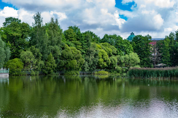 istock Lake in the park 2166703617