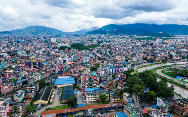 istock aerial view of kathmandu valley 2166704703