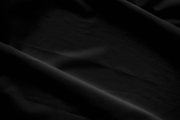 istock Background black silk fabric luxury abstract textile smooth shadow gradient cloth gray banner product friday presentation, canvas material template decoration elegance textile fashion sale. 2166704753