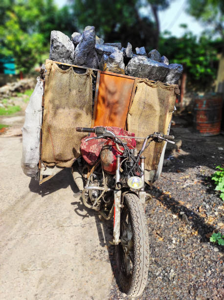 istock Image of a unique bicycle designed for transporting coal. 2166704973