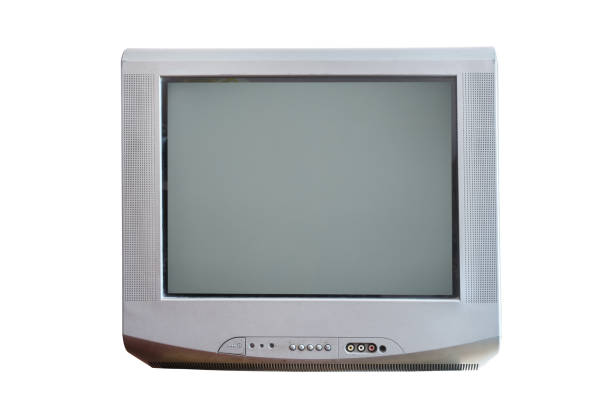 istock The old TV on the isolated.Retro technology concept. 2166706696