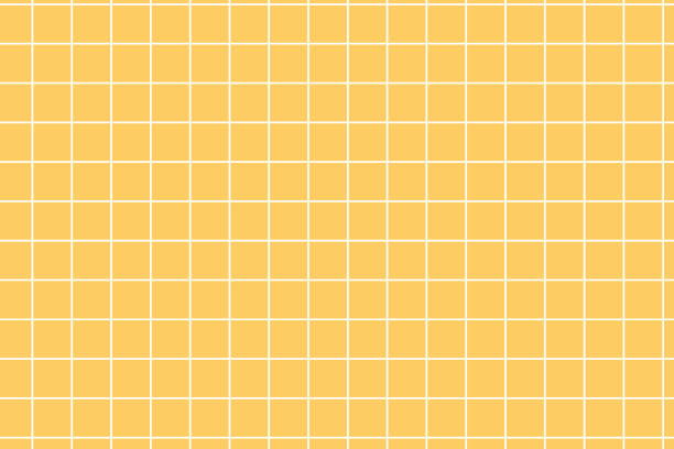 istock Yellow chequered seamless background. Grid backdrop with orange and brown lines. Autumn colours. 2166709605