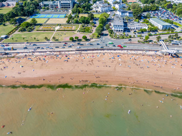 istock Over Torre Abbey Sands in Torquay 2166711706