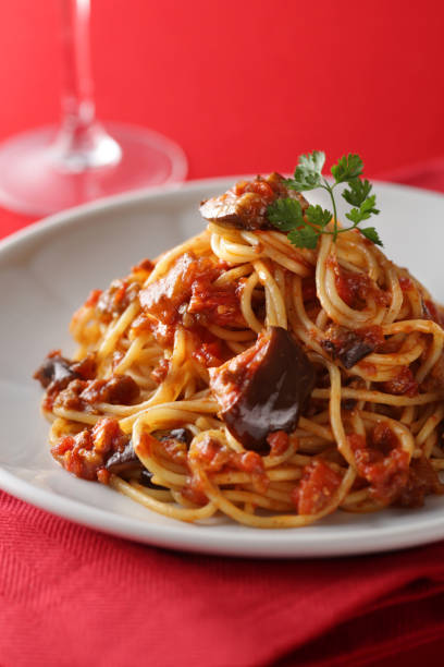istock Italian restaurant pasta with tomato sauce 2166720111