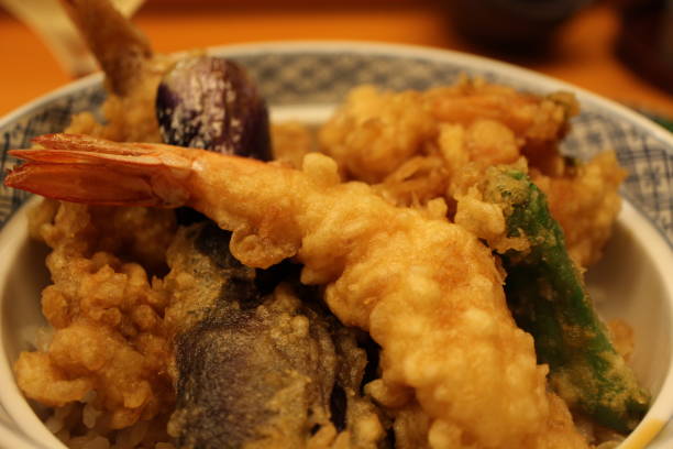 istock Japanese cuisine: tendon (tempura bowl) in Tokyo, Japan 2166720262