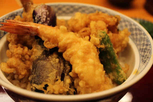 istock Japanese cuisine: tendon (tempura bowl) in Tokyo, Japan 2166720268