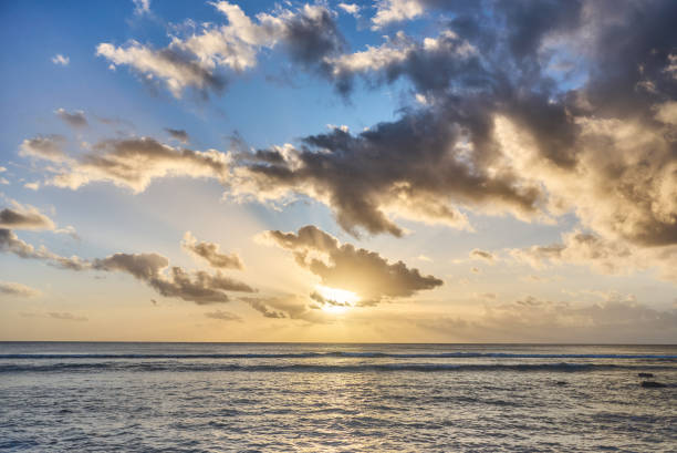 istock Beautiful sunset over the ocean 2166720390