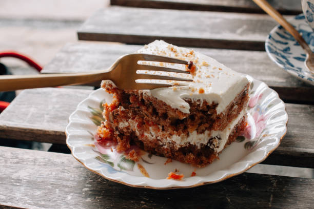 Homemade Cake Photo taken in Bangkok, Thailand carrot cake day stock pictures, royalty-free photos & images