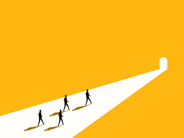 istock New Opportunity. Employee walks out the door 2166723443