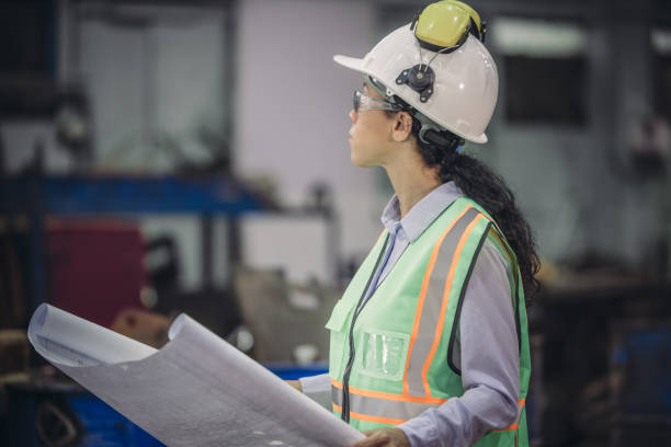 istock Engineers use blueprints for rail maintenance and troubleshooting to ensure safe train operations. 2166723829