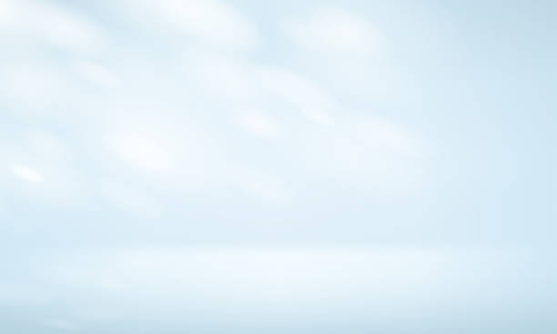 istock White and blue Background Empty Room Studio with table. Space for selling products on the website. Vector illustration. 2166731835