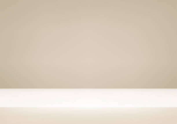 istock Beige Studio background. Space for selling products on the website. Vector illustration. 2166731836