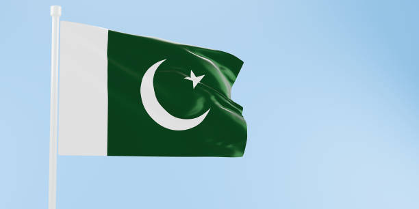 istock Pakistan flag of silk-3D illustration. 3d render. 2166734259