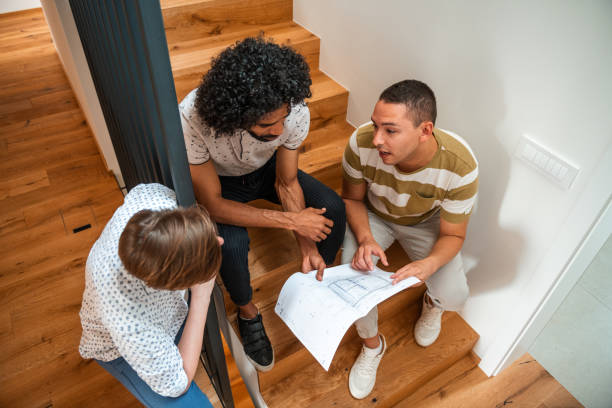 Diverse Team Discusses Home Renovation Plans
