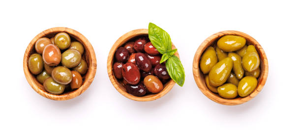istock An assortment of various olives presented in a bowl, showcasing different colors, textures, and flavors 2166737986