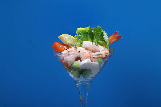 Prawn Salad in Martini Glass