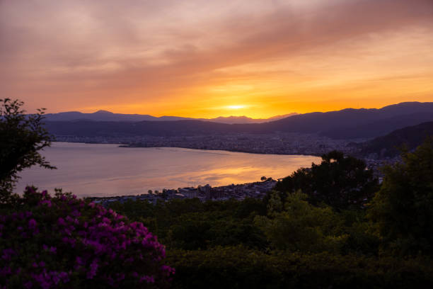 Sunset view at travel location
