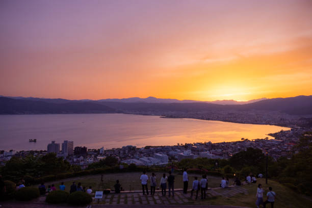 Sunset view at travel location