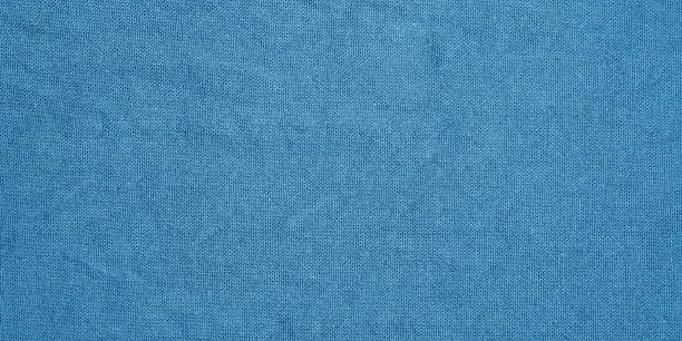 istock Navy blue cotton fabric texture background, Canvas surface textile, wallpaper, banner 2166743385