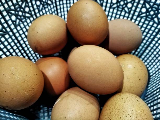 istock Chicken eggs inside the basket stock photo 2166745055