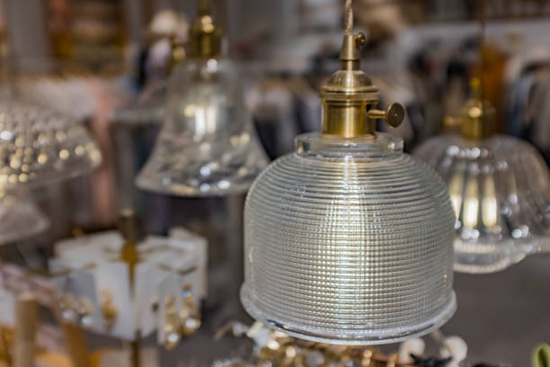 istock Pendant Light, Glass crystal chandelier 2166745074