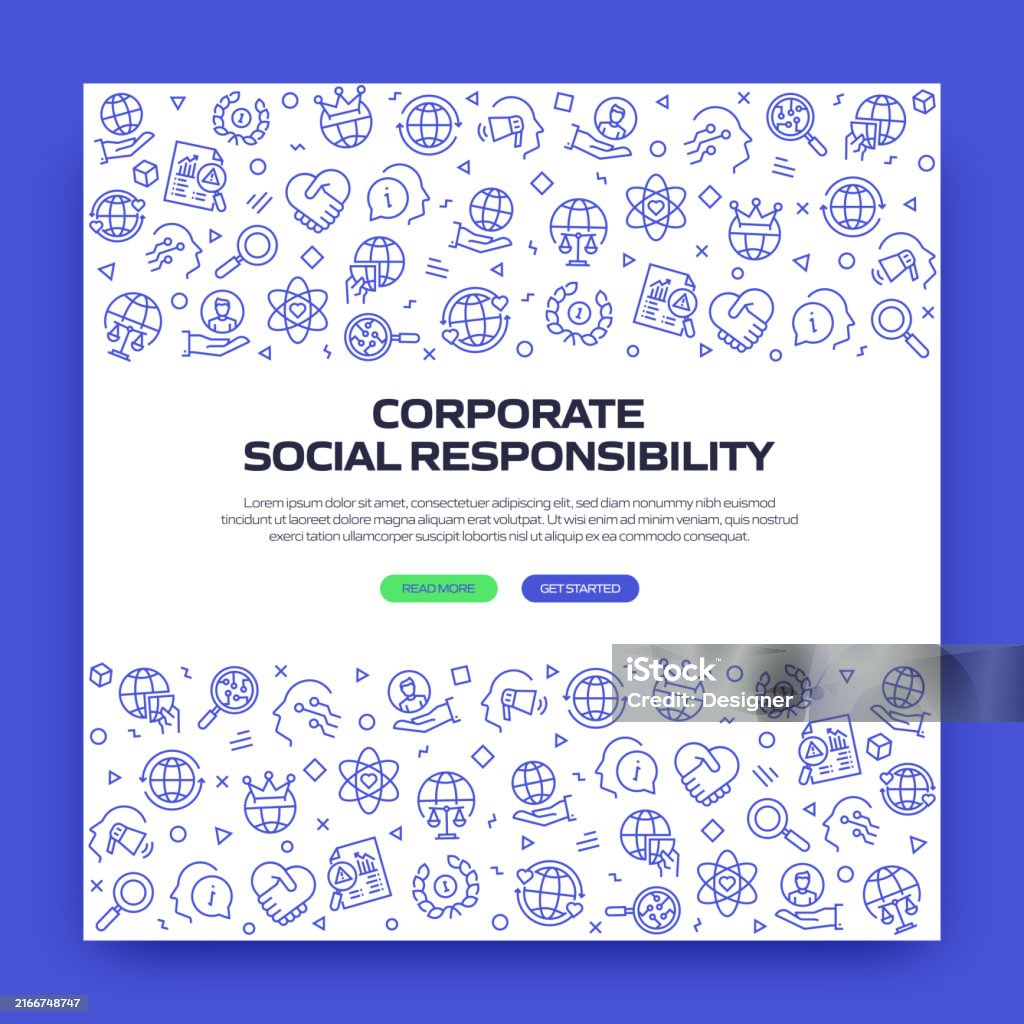 Csr Project Banner Design Corporate Social Responsibility Related Banner Design For Web Page ...