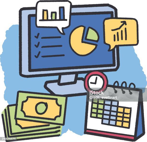 Business Routines Visual Professional Workspace Corporate Routine Vector Stock Illustration ...