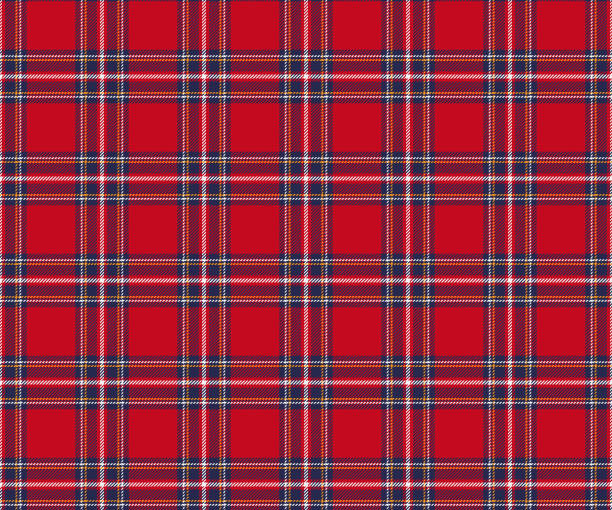 istock Plaid pattern, red, blue, white, yellow, seamless pattern for textiles and design of clothing, skirts, pants, aprons, tablecloths, blankets or decorative fabrics. Vector illustration. 2166749802