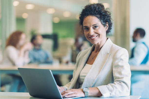 istock Smiling businesswoman 2166755746
