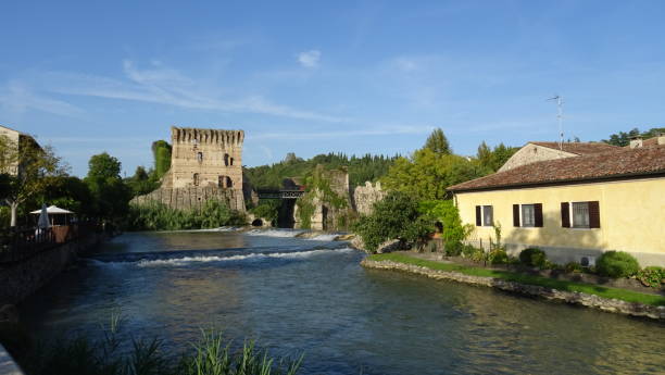 istock Wonderful view of Borghetto on Mincio river 2166757353