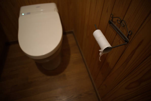 Toilet paper is out.