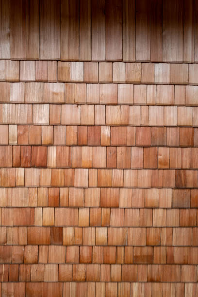 Shingle roof background.