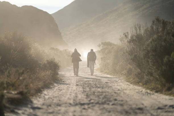 istock Men hiking in the mountains 2166771414