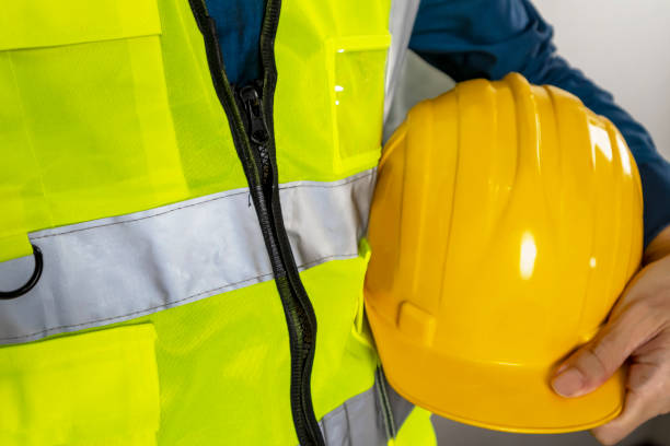 istock Engineers in protective clothing and helmets, safety comes first. 2166772119