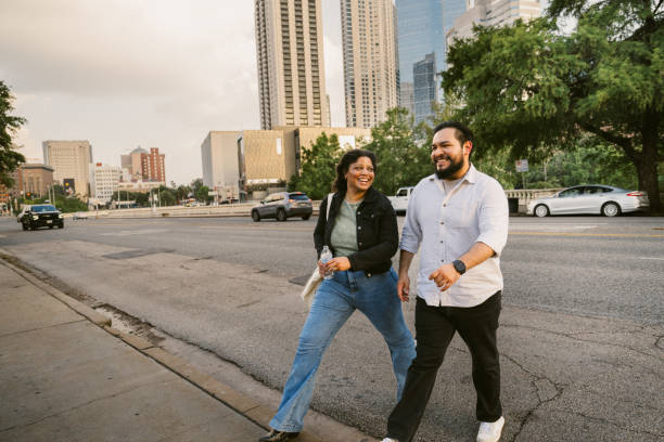 istock Interracial couple hanging out in Houston 2166772566