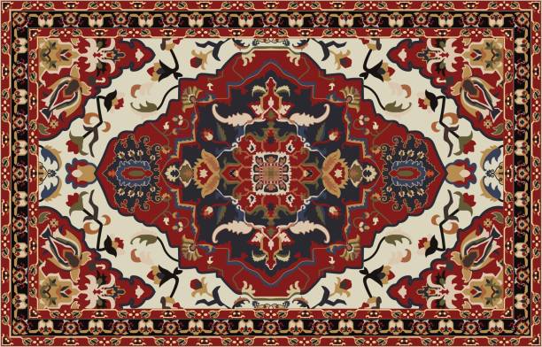 istock abstract carpet, Persian rug, carpet for printing and room decoration, modern carpet 2166773208