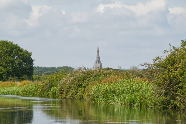istock Chichester cathedral and canal, England 2166773332