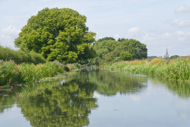 istock Chichester canal and cathedral, England. 2166773557