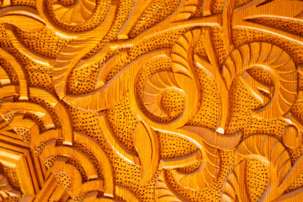 a building material of a typical and traditional pattern with background texture in Morocco