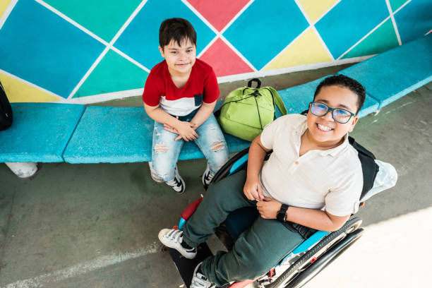 istock Portrait of a students on schoolyard 2166780430
