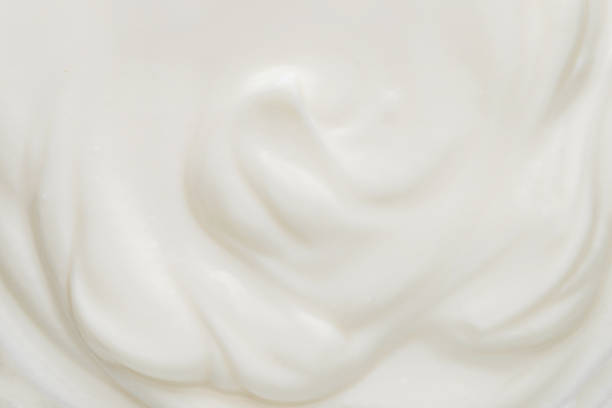 istock Sour Cream textured background. Homemade Mayonnaise, Yogurt texture. Pattern 2166781371