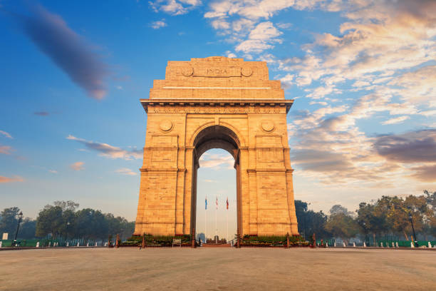 istock India Gate in sunset evening lights, Rajpath,  New Delhi 2166782126