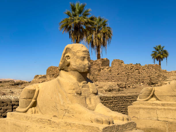 istock Timeless Sentinels: Avenue of the Sphinxes 2166791201