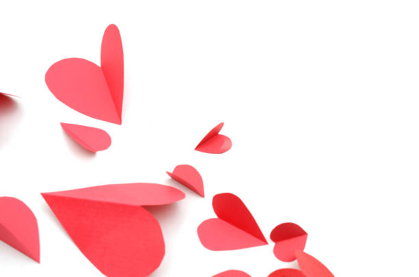 istock Origami hearts or paper hearts 2166793823
