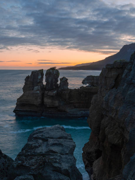 istock Sunrise view at Punakaiki 2166804126