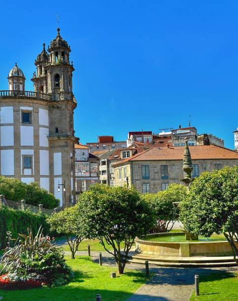 istock Square in the old part of Pontevedra 2166807254