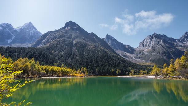 istock Bipenggou scenery in Li County, Aba Prefecture, Sichuan, China 2166809989
